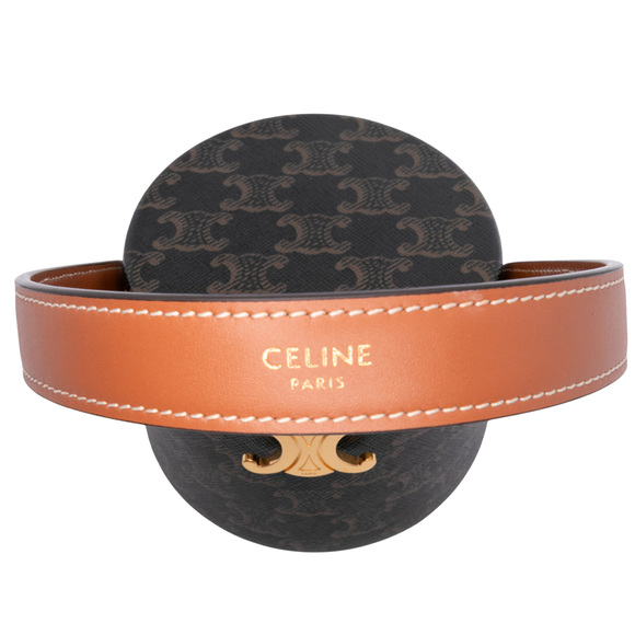 Pre-Loved Celine Triomphe Coated Canvas Triomphe Nina Minaudiere Bag - Picture 5 of 11